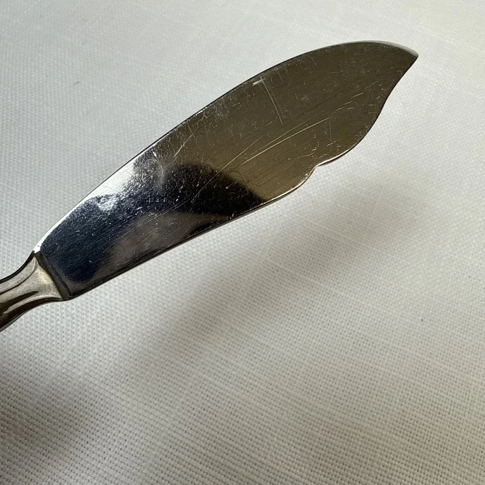 Oneida Community Plantation Knives Butter +‎ Spreader Stainless Flatware X4